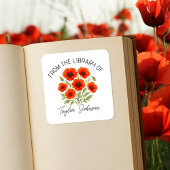 Poppies Boek Stickers | Gepersonaliseerd bloemenbo