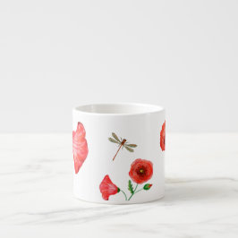 Poppies Bone China Mok