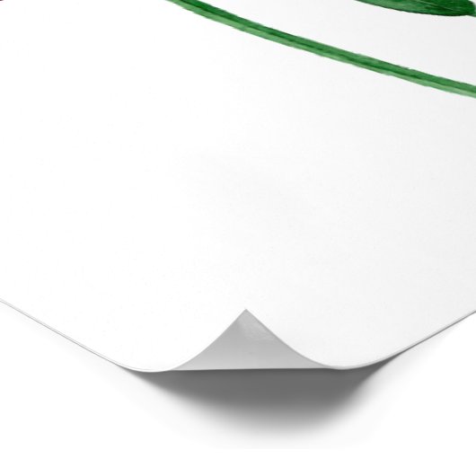 Poppies bruiloft welkomstgebarsten. Rode bloemen Poster (Hoek)