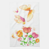 Poppies & Butterflies Amerikaanse MoJo Keukenhandd Theedoek (Verticaal)