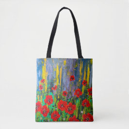 Poppies Canvas tas Art Abstract