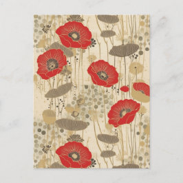 Poppies Chiyogami Briefkaart