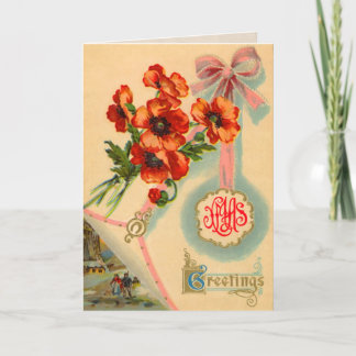 Poppies Christmas Kaart