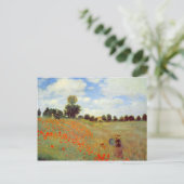 Poppies, Claude Monet Briefkaart (Staand voorkant)