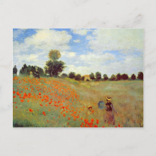 Poppies, Claude Monet Briefkaart