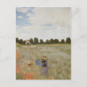 Poppies Claude Monet Briefkaart (Voorkant)