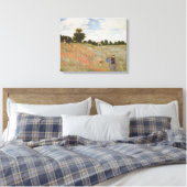 Poppies Claude Monet Canvas Afdruk (Insitu (Slaapkamer))