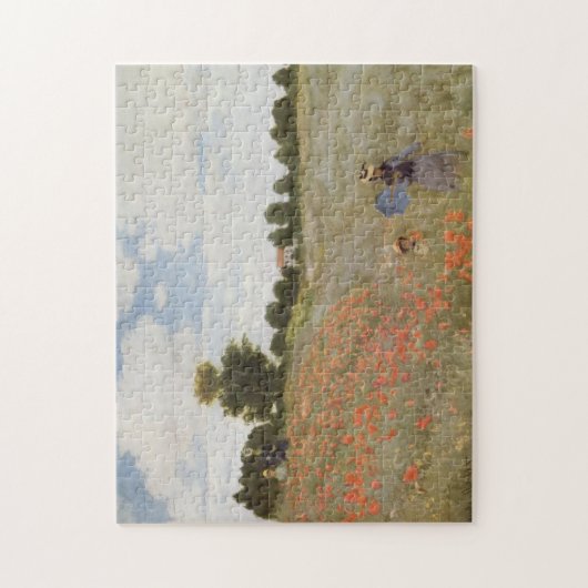 Poppies Claude Monet Legpuzzel (Verticaal)