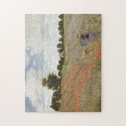 Poppies Claude Monet Legpuzzel (Verticaal)