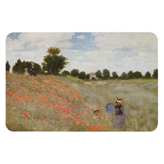 Poppies Claude Monet Magneet (Horizontaal)