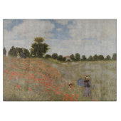 Poppies Claude Monet Snijplank (Voorkant)