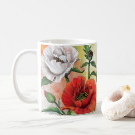 Poppies Coffee Mok Poppy Flowers