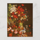 Poppies Cornflower Peonies Chrysanthemum Van Gogh Briefkaart (Voorkant)
