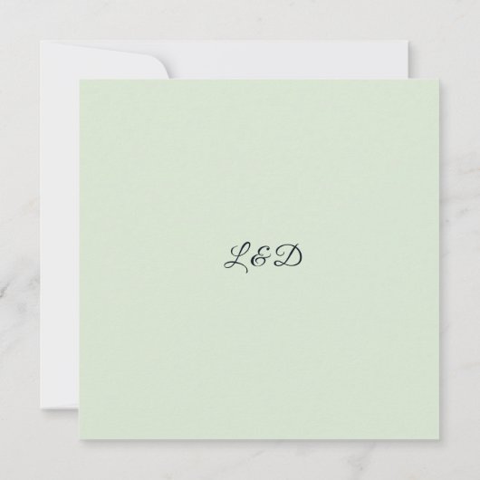 Poppies Custom bruiloft uitnodiging (Achterkant)