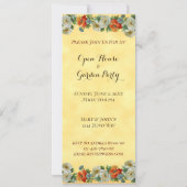 Poppies Custom Open Huis Tuin Feest Uitnodigingen (Achterkant)