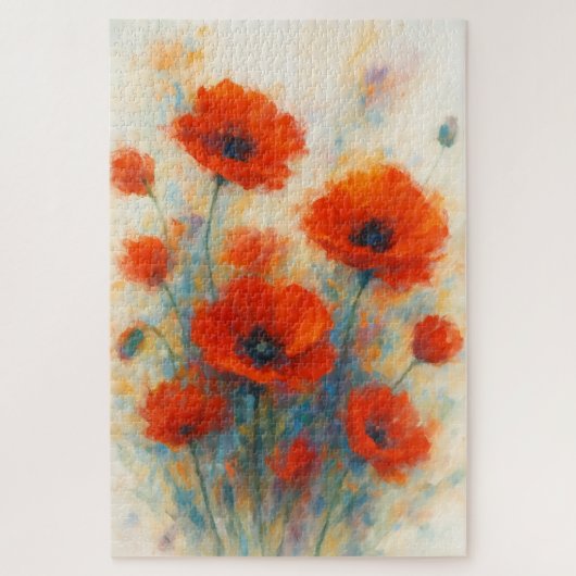 Poppies Dancing in the Breeze of Dreams Legpuzzel (Verticaal)