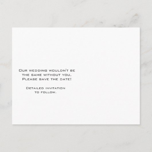 Poppies Deco Shawn Aankondigingskaart (Achterkant)