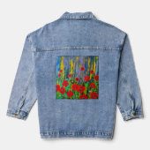 Poppies denim jeans jas jacket (Achterkant)