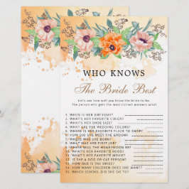 Poppies die het beste spel van de bruid kennen