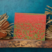 Poppies - duizenden! fotoplaat (Zijkant)