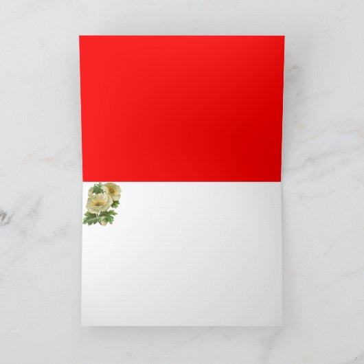 Poppies en korenbloemen aangepaste dank u kaarten (Binnen)