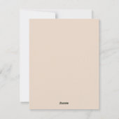 Poppies en Wildbloemen De details Bruiloft Feestdagenkaart (Achterkant)