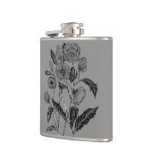 Poppies Flask - Kies kleur Heupfles (Links)