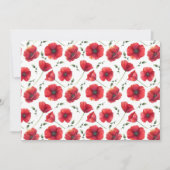 Poppies Floral Botanical Note Card Notitiekaartje (Voorkant)