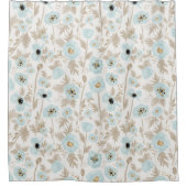 Poppies Floral Douchegordijn (Voorkant)