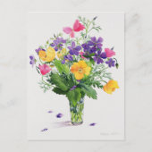 Poppies & Geraniums Briefkaart (Voorkant)