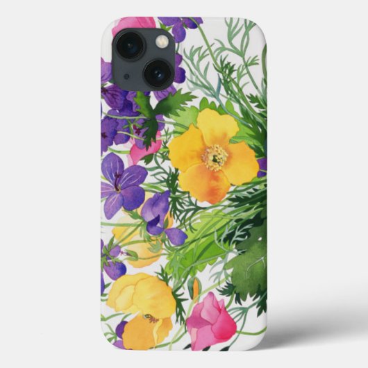Poppies & Geraniums Case-Mate iPhone Case (Achterkant)