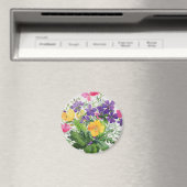 Poppies & Geraniums Magneet (Insitu (Vaatwasser))