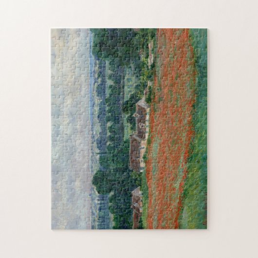 Poppies Giverny Monet Fine Art Legpuzzel (Verticaal)