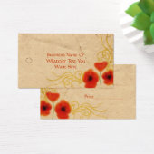 Poppies Hang Label Visitekaartje (Bureau)