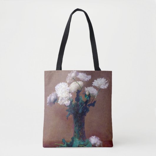 Poppies, Henri Fantin-Latour Tote Bag (Voorkant)