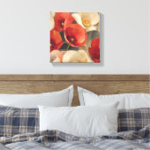 Poppies in Full Bloom Canvas Afdruk (Insitu (Slaapkamer))
