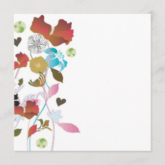 Poppies Invitation Kaart