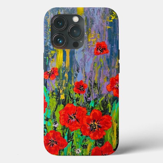 Poppies iPhone / iPad case (Achterkant)