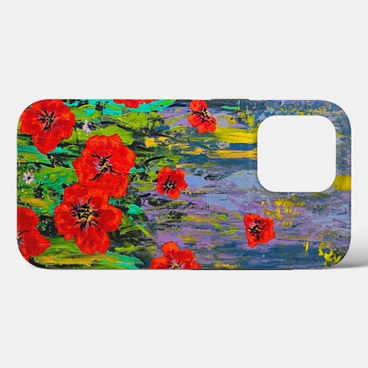 Poppies iPhone / iPad case (Achterkant (horizontaal))