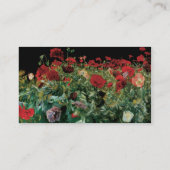 Poppies, John Singer Sargent,  Realisme Art Visitekaartje (Achterkant)
