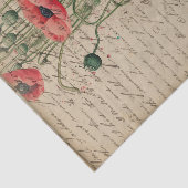 Poppies Journal I Tissuepapier (Detail)