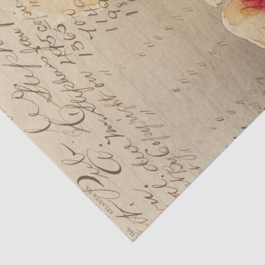  Poppies Journal IV Tissuepapier (Detail)