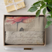 Poppies Journal IV Tissuepapier (Geschenk)