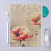Poppies Journal IV Tissuepapier (Craft)