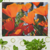 Poppies! keukenhanddoek (Gevouwen)