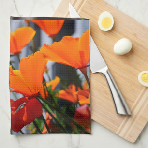 Poppies! keukenhanddoek