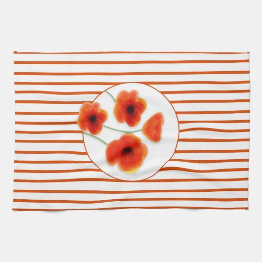 Poppies Kitchen Towel Theedoek (Horizontaal)
