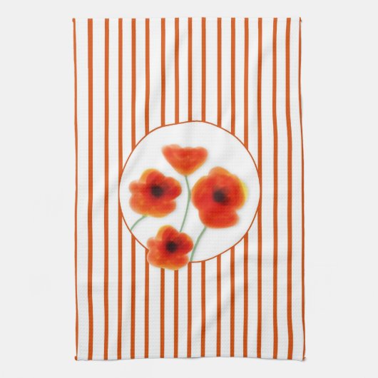 Poppies Kitchen Towel Theedoek (Verticaal)