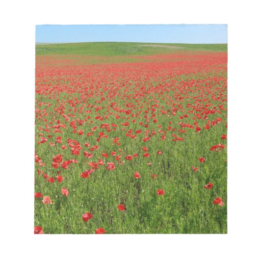 Poppies levend! notitieblok (Voorkant)