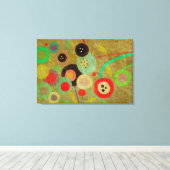 Poppies Love Canvas Afdruk (Insitu (Houten vloer))